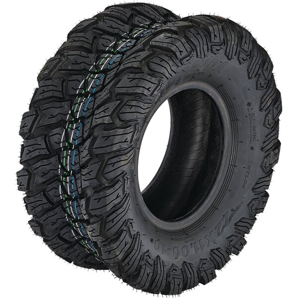 Stens Tubeless Tire For Kenda 1110-4K3012 22x11.00-10 Tire Size, 10 Rim Size; 160-807 - main